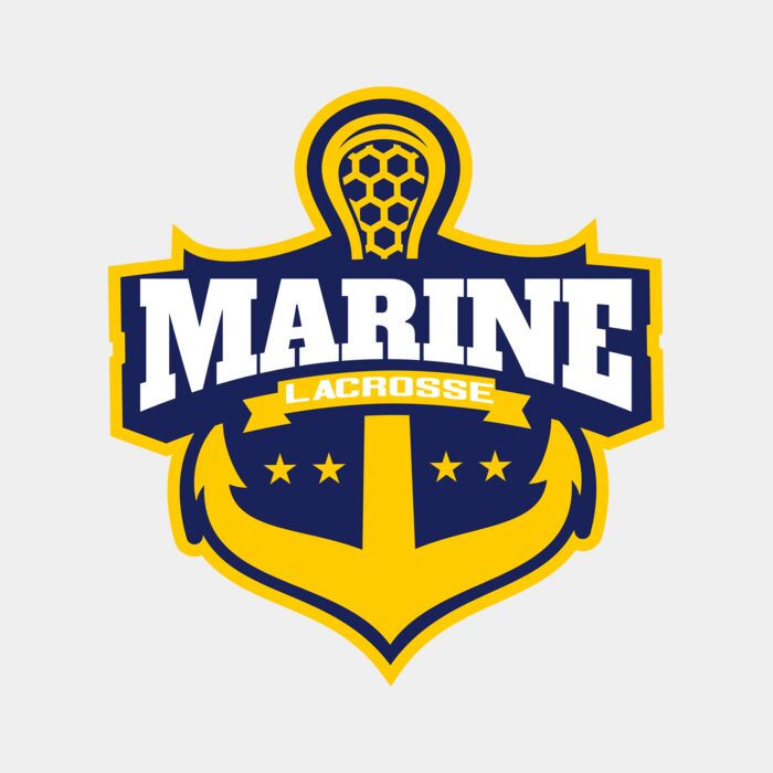 Marine Lacrosse Logo Template Thumbnail