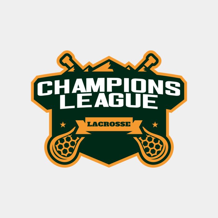 Champions League Lacrosse Logo Template Thumbnail