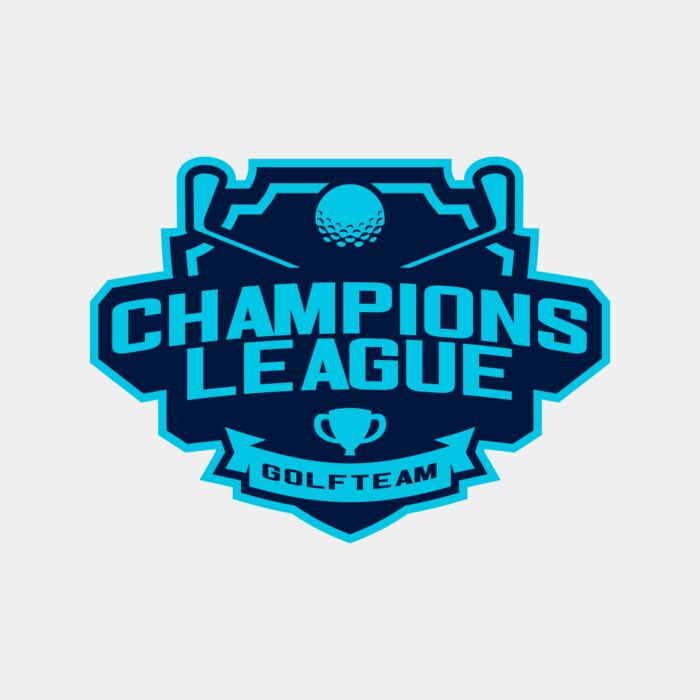 Champions League Golf Team logo template Thumbnail