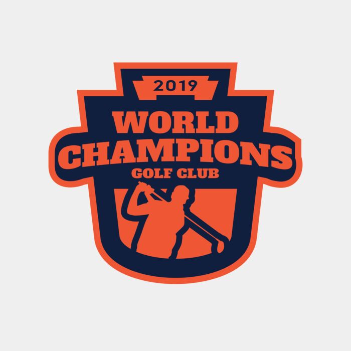 World Champions Golf club logo template Thumbnail