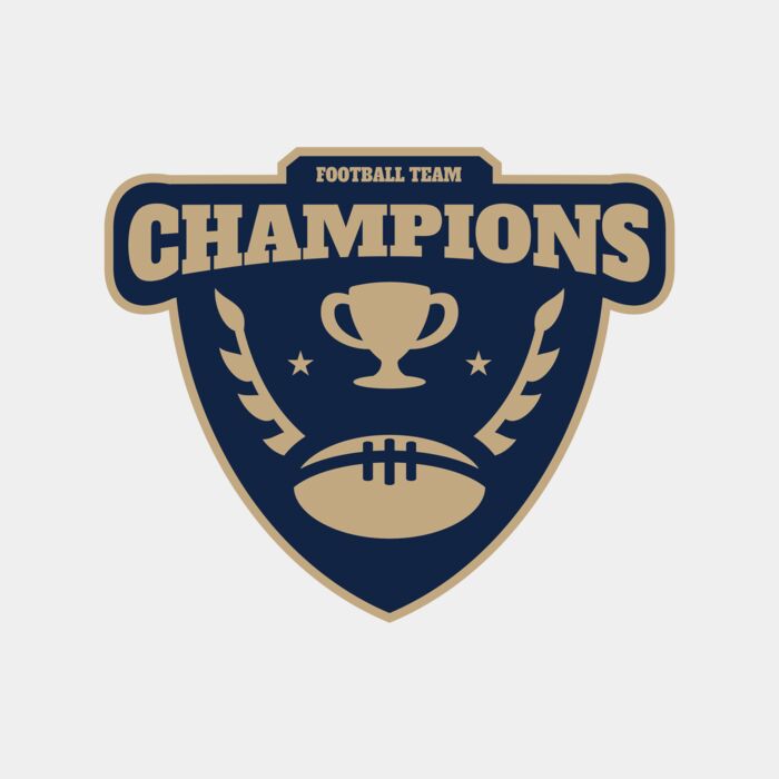 Champions Football Team logo template Thumbnail