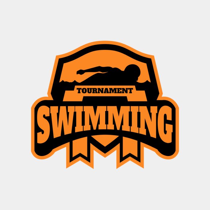 Swimming Tournament logo template 03 Thumbnail
