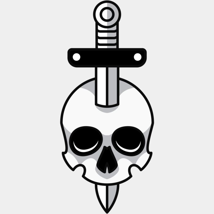 Elements Skull logo template 07 Thumbnail