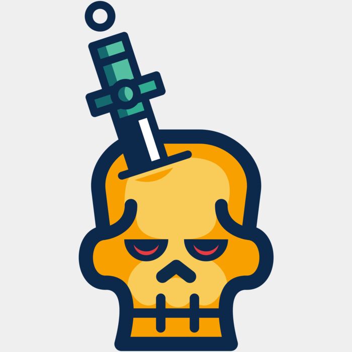 Elements Skulls logo template 153 Thumbnail