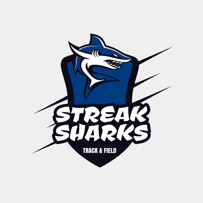 Sharks Track & Field Team Logo 01 Thumbnail