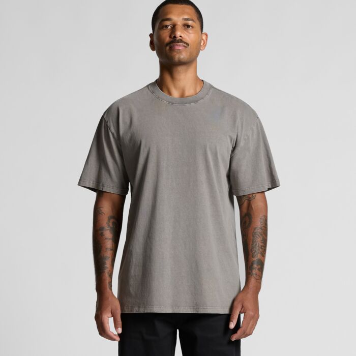 Mens Heavy Faded Oversized Tee (same day) Thumbnail