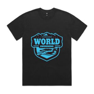 Mens Heavy Faded Oversized Tee (same day) Thumbnail