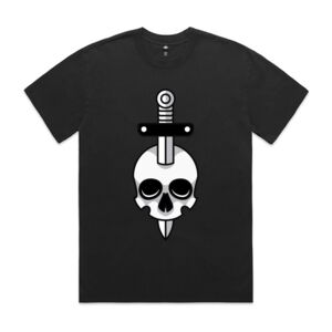 Mens Heavy Faded Oversized Tee (same day) Thumbnail