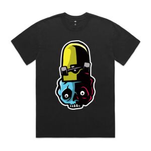 Mens Heavy Faded Oversized Tee (same day) Thumbnail