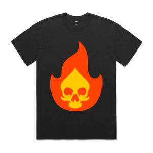Mens Heavy Faded Oversized Tee (same day) Thumbnail