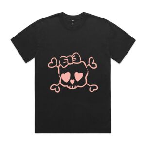 Mens Heavy Faded Oversized Tee (same day) Thumbnail