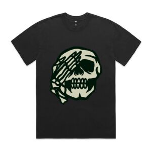 Mens Heavy Faded Oversized Tee (same day) Thumbnail