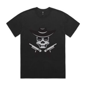 Mens Heavy Faded Oversized Tee (same day) Thumbnail