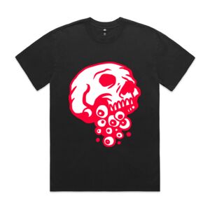 Mens Heavy Faded Oversized Tee (same day) Thumbnail