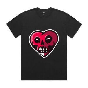 Mens Heavy Faded Oversized Tee (same day) Thumbnail