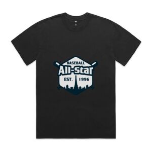 Mens Heavy Faded Oversized Tee (same day) Thumbnail