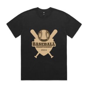 Mens Heavy Faded Oversized Tee (same day) Thumbnail