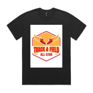 Mens Heavy Faded Oversized Tee (same day) Thumbnail