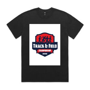 Mens Heavy Faded Oversized Tee (same day) Thumbnail