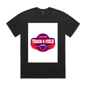 Mens Heavy Faded Oversized Tee (same day) Thumbnail