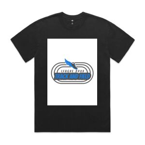 Mens Heavy Faded Oversized Tee (same day) Thumbnail