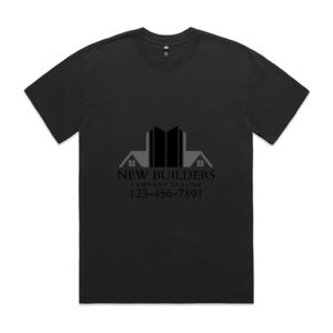 Mens Heavy Faded Oversized Tee (same day) Thumbnail