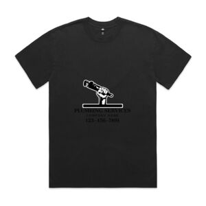 Mens Heavy Faded Oversized Tee (same day) Thumbnail
