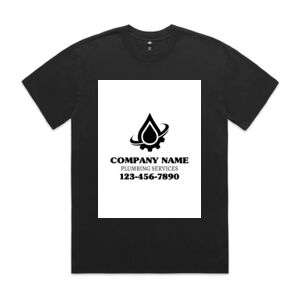 Mens Heavy Faded Oversized Tee (same day) Thumbnail