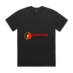 Mens Heavy Faded Oversized Tee (same day) Thumbnail