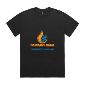 Mens Heavy Faded Oversized Tee (same day) Thumbnail