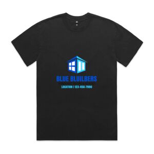 Mens Heavy Faded Oversized Tee (same day) Thumbnail