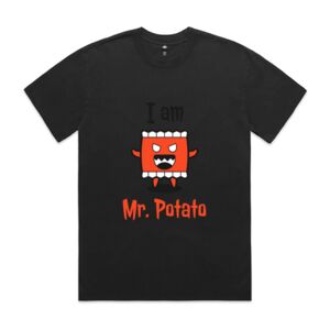 Mens Heavy Faded Oversized Tee (same day) Thumbnail