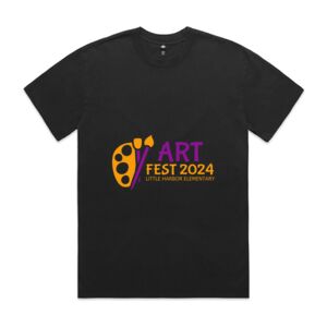 Mens Heavy Faded Oversized Tee (same day) Thumbnail