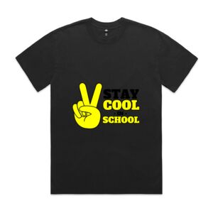 Mens Heavy Faded Oversized Tee (same day) Thumbnail