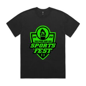 Mens Heavy Faded Oversized Tee (same day) Thumbnail