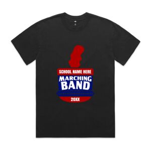 Mens Heavy Faded Oversized Tee (same day) Thumbnail