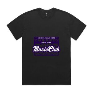 Mens Heavy Faded Oversized Tee (same day) Thumbnail
