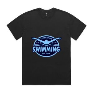 Mens Heavy Faded Oversized Tee (same day) Thumbnail