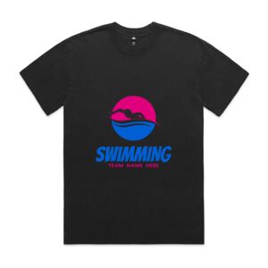 Mens Heavy Faded Oversized Tee (same day) Thumbnail