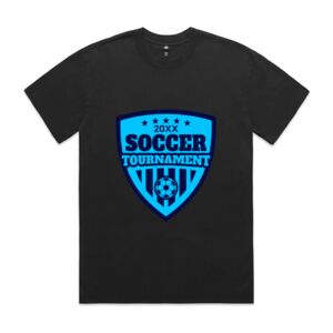 Mens Heavy Faded Oversized Tee (same day) Thumbnail