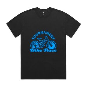 Mens Heavy Faded Oversized Tee (same day) Thumbnail