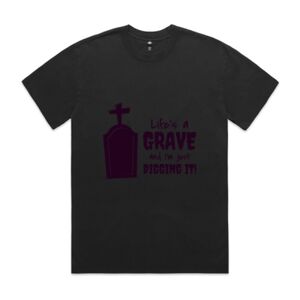 Mens Heavy Faded Oversized Tee (same day) Thumbnail
