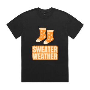Mens Heavy Faded Oversized Tee (same day) Thumbnail