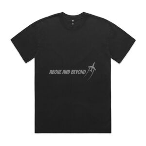 Mens Heavy Faded Oversized Tee (same day) Thumbnail