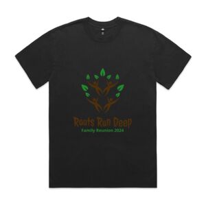 Mens Heavy Faded Oversized Tee (same day) Thumbnail