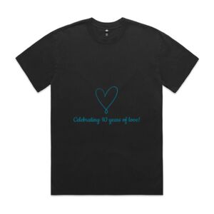 Mens Heavy Faded Oversized Tee (same day) Thumbnail