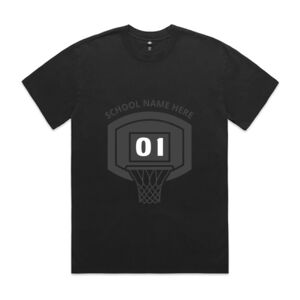 Mens Heavy Faded Oversized Tee (same day) Thumbnail