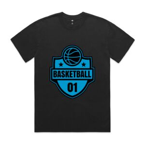 Mens Heavy Faded Oversized Tee (same day) Thumbnail