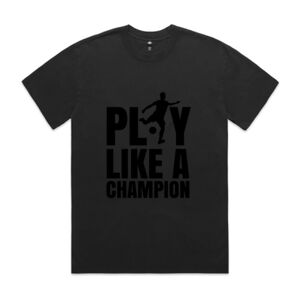 Mens Heavy Faded Oversized Tee (same day) Thumbnail