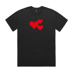 Mens Heavy Faded Oversized Tee (same day) Thumbnail